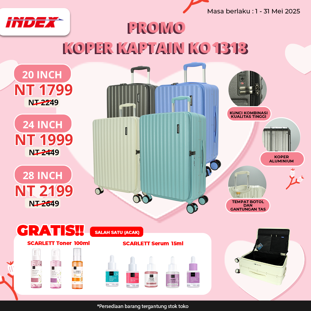 PROMO KOPER KAPTAIN KO1318 Index