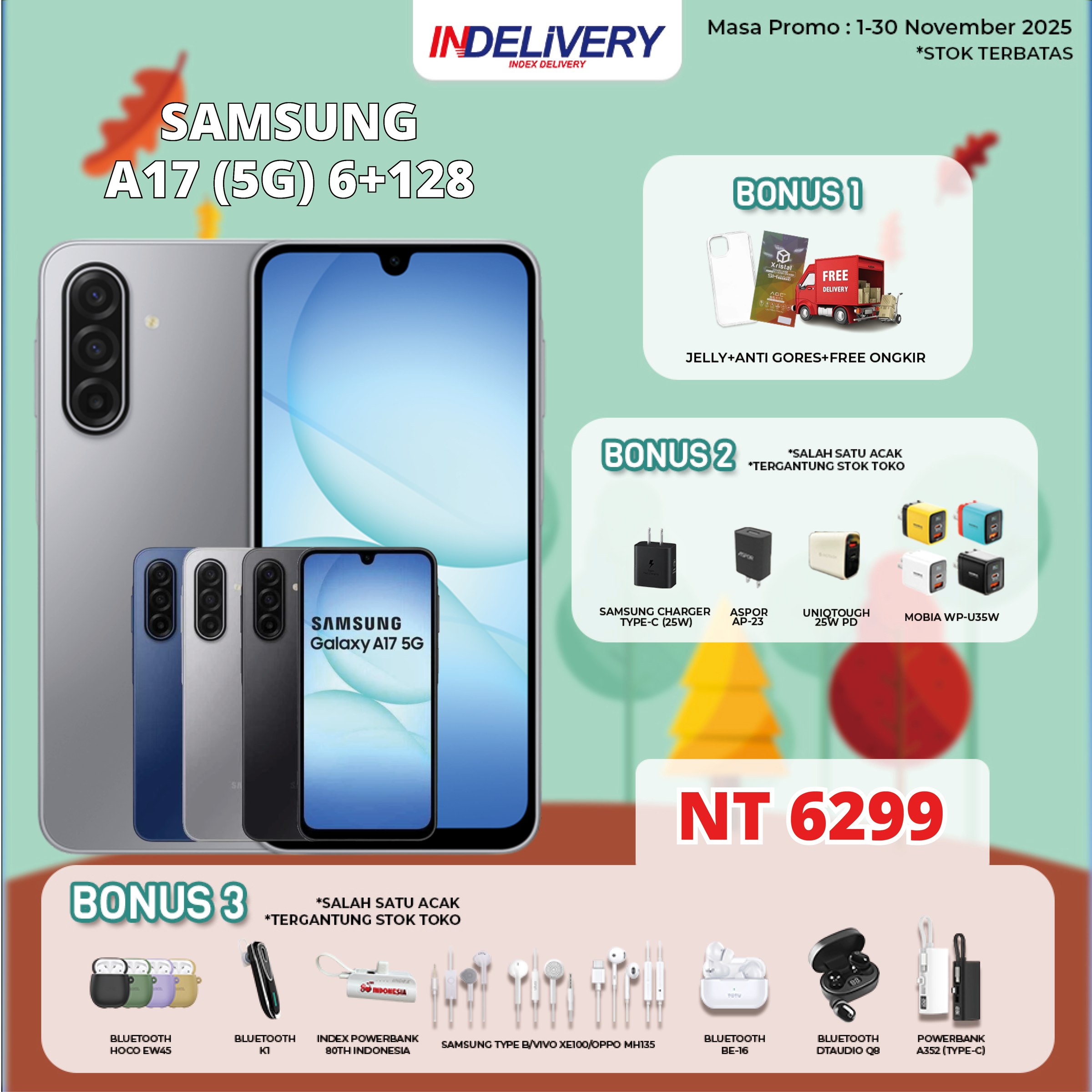 SAMSUNG A17 (5G) 6+128