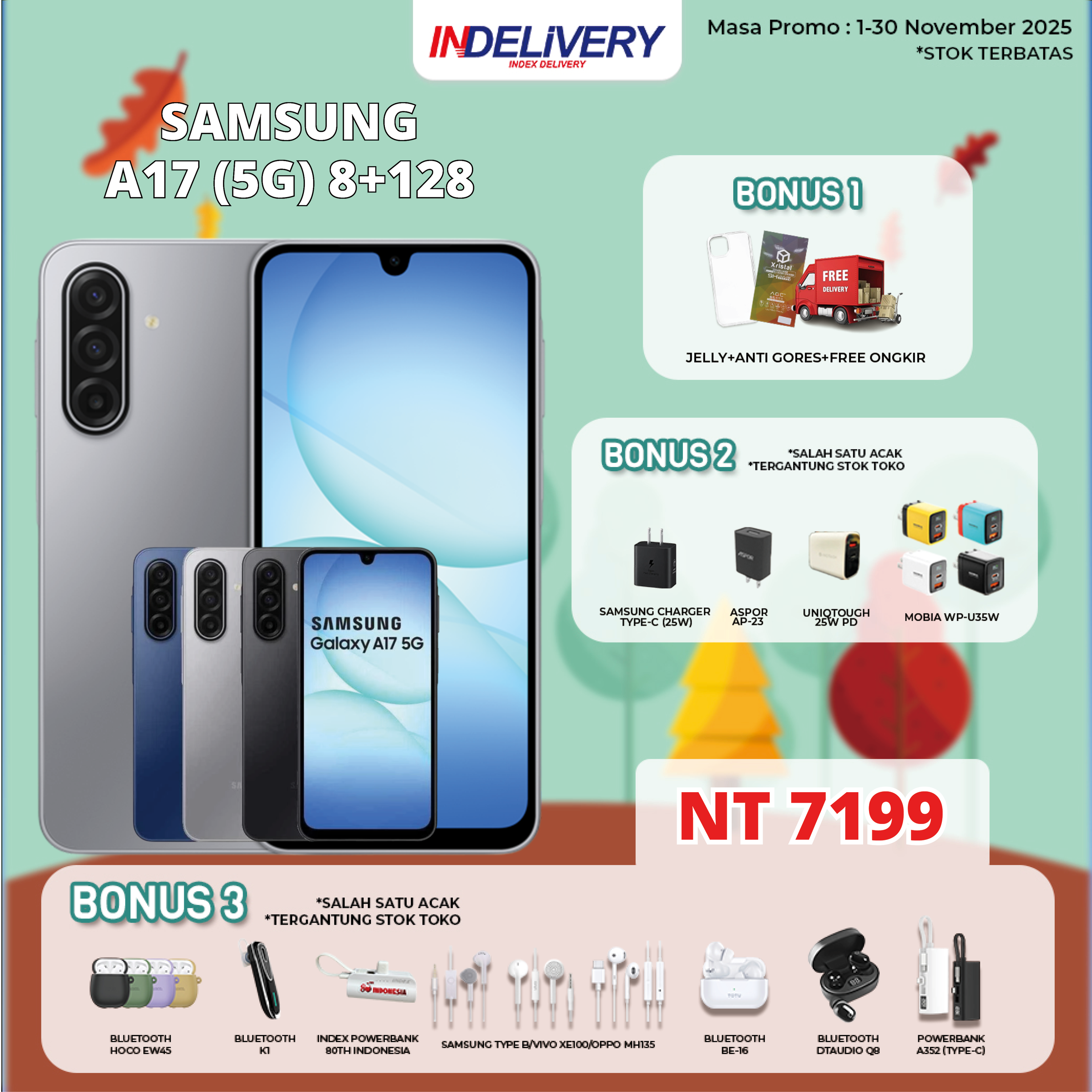 SAMSUNG A17 (5G) 8+128