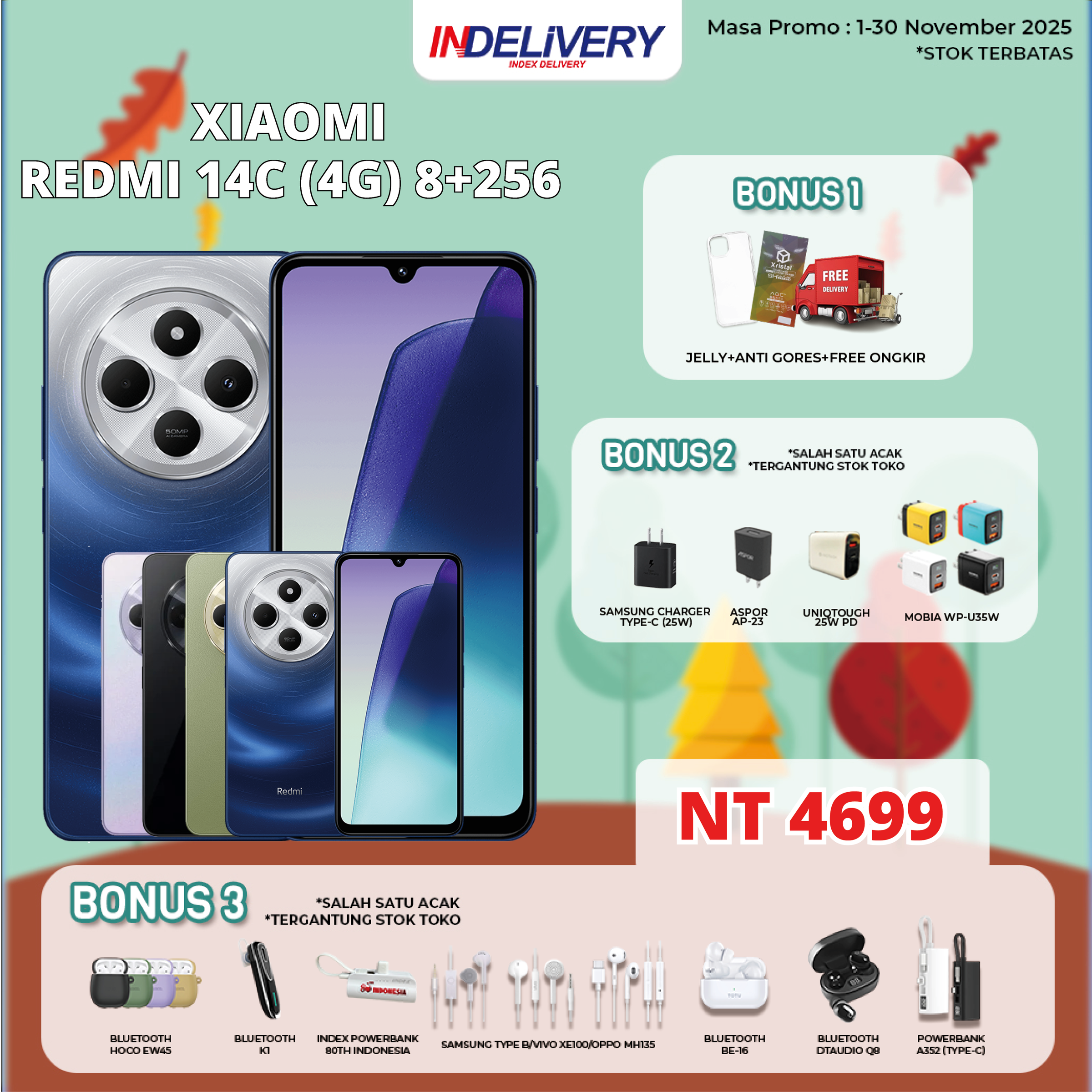 XIAOMI REDMI 14C (4G) 8+256