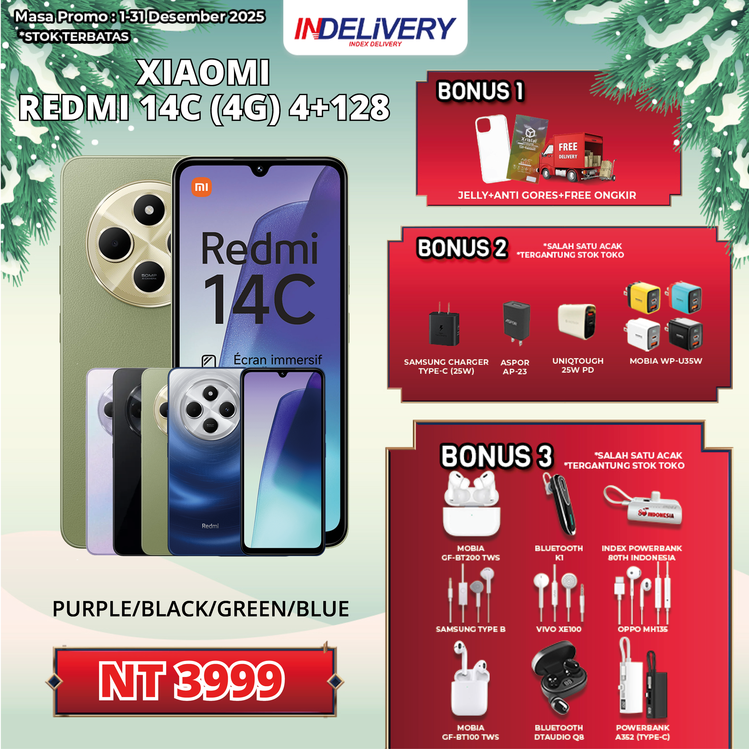 XIAOMI REDMI 14C (4G) 4+128