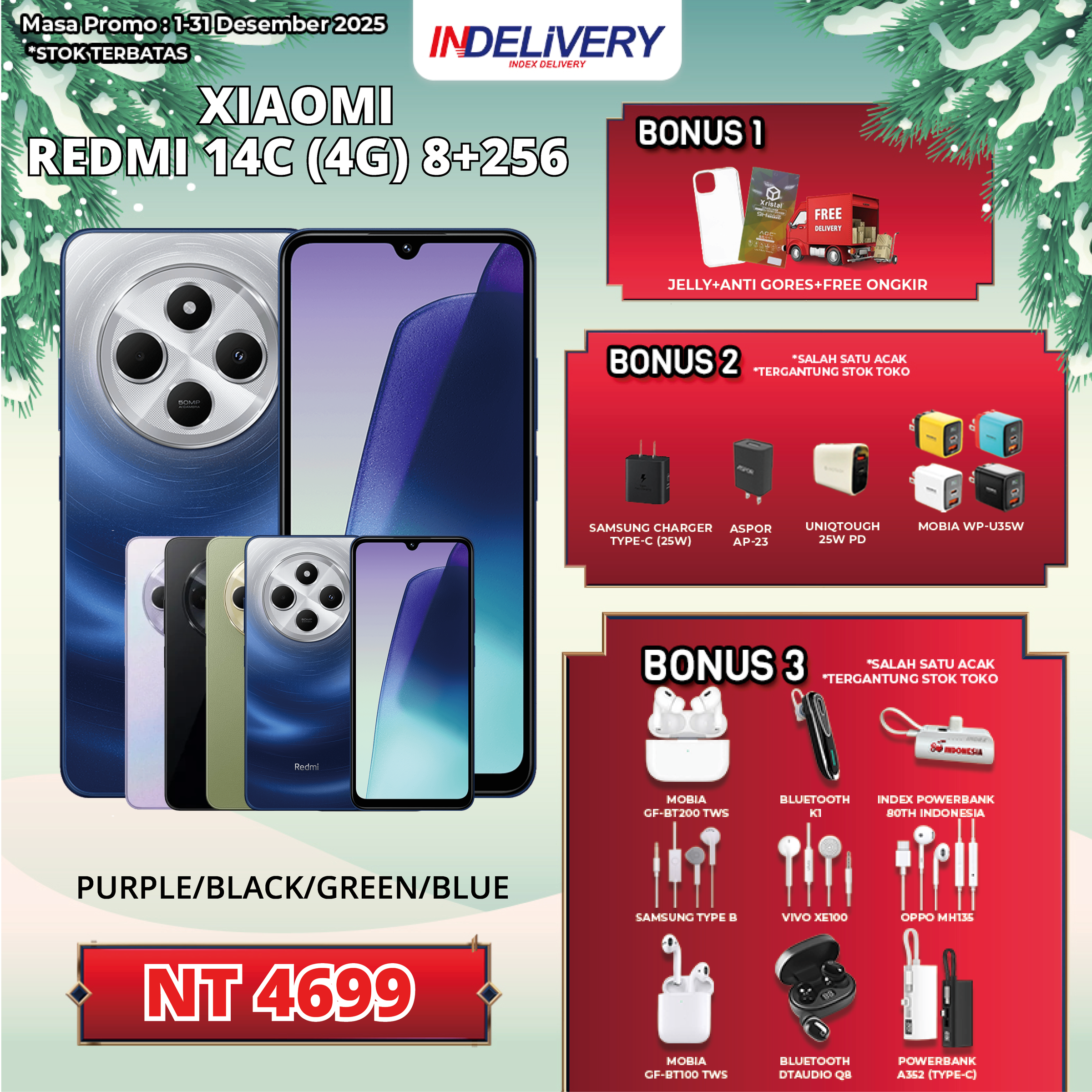 XIAOMI REDMI 14C (4G) 8+256