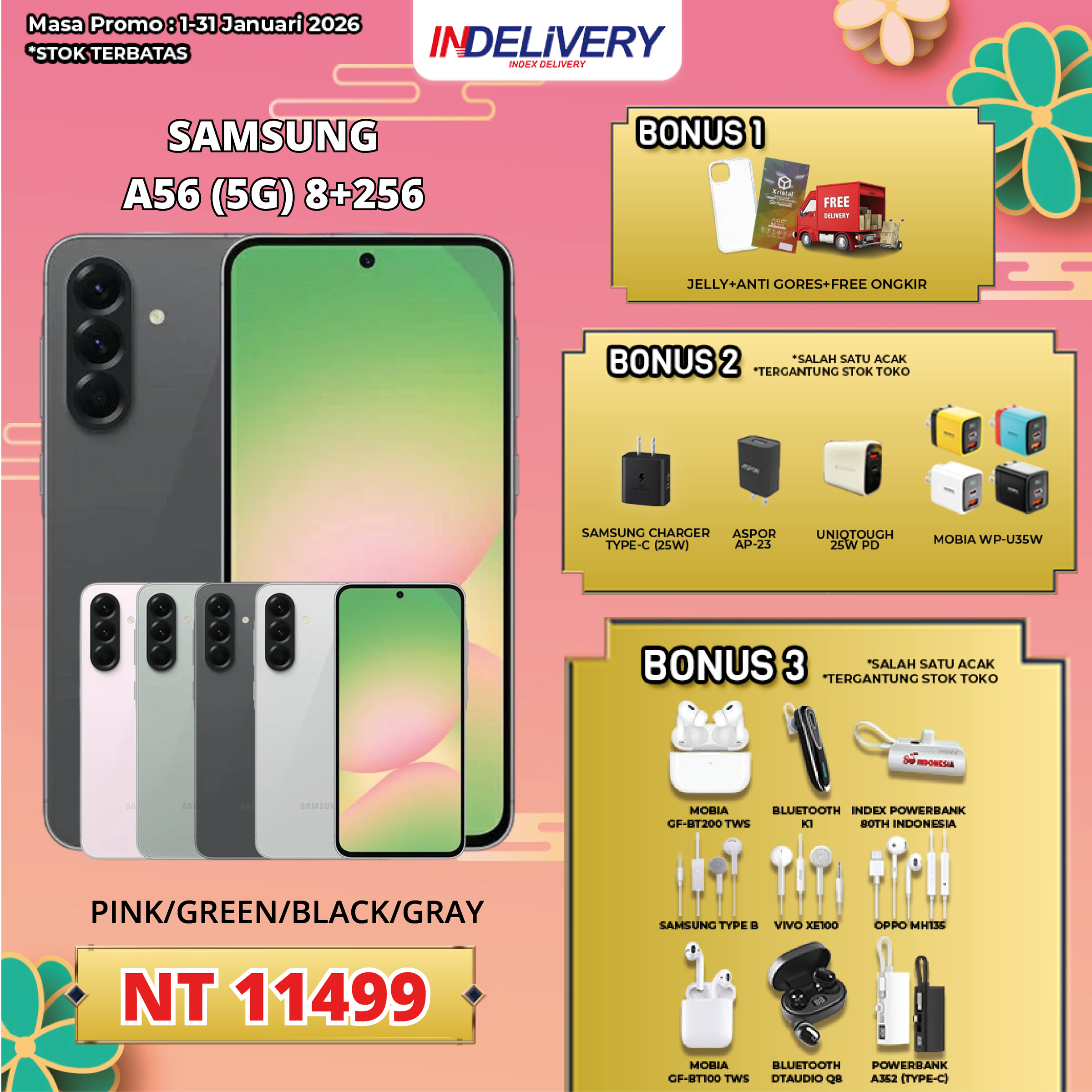 SAMSUNG A56 (5G) 8+256