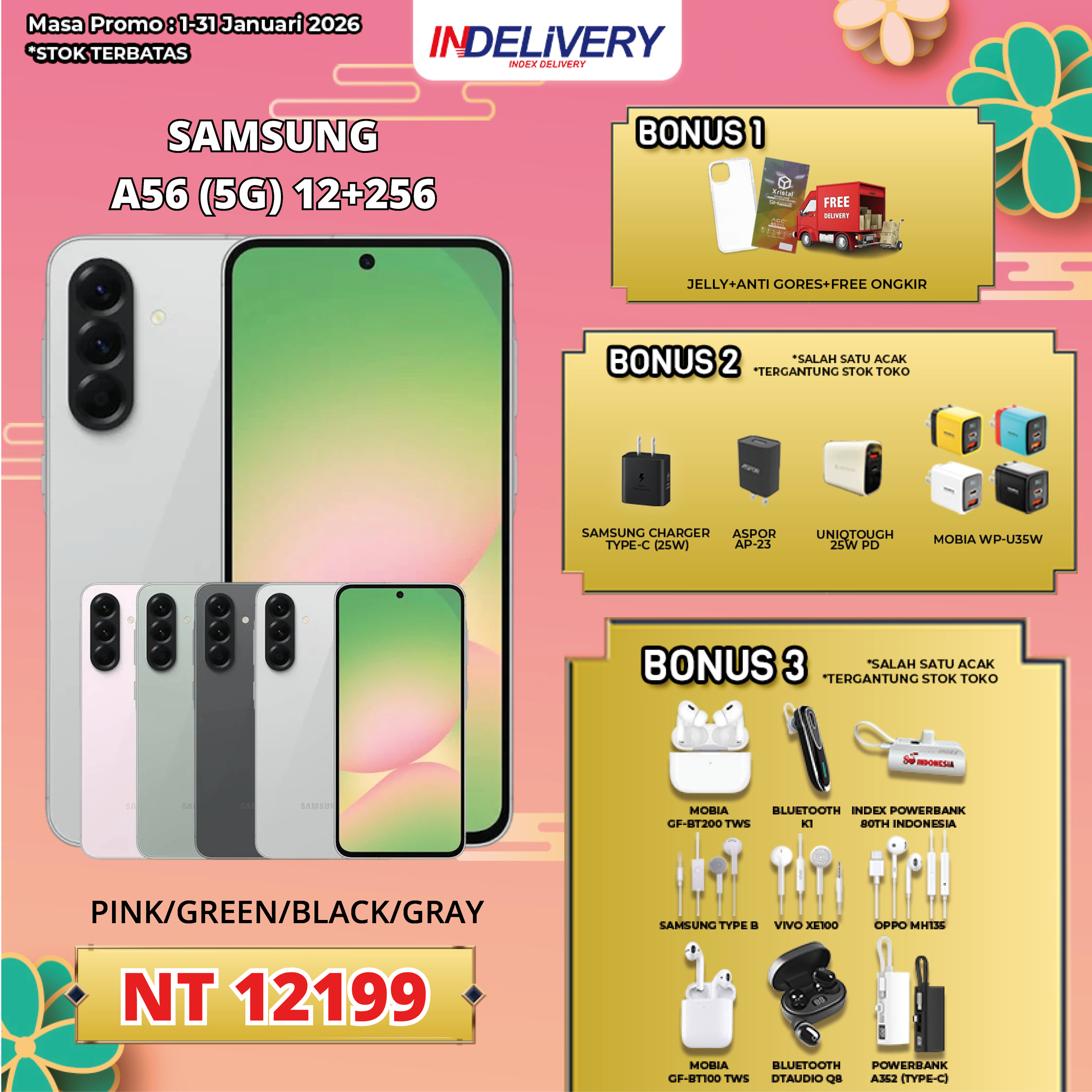 SAMSUNG A56 (5G) 12+256