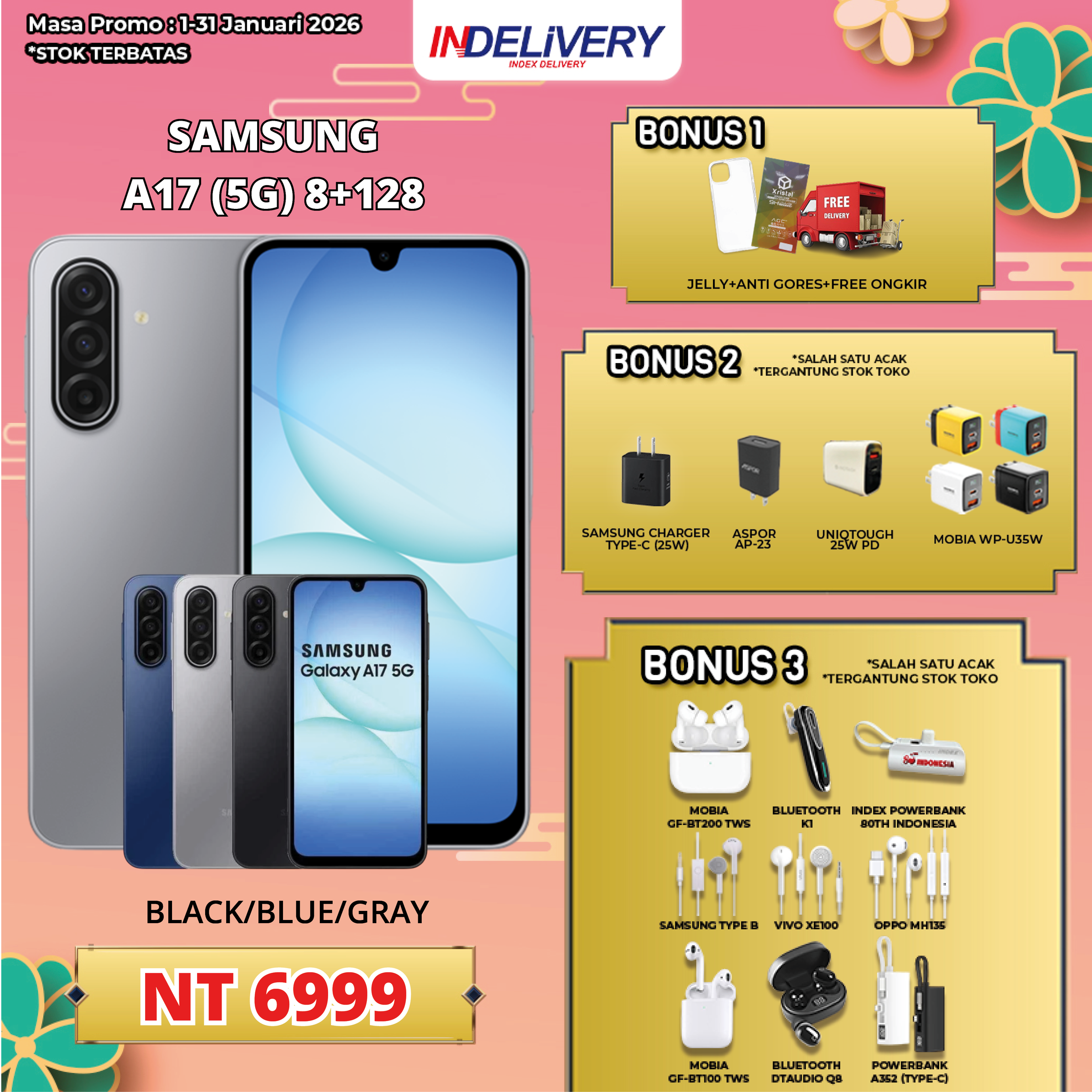 SAMSUNG A17 (5G) 8+128