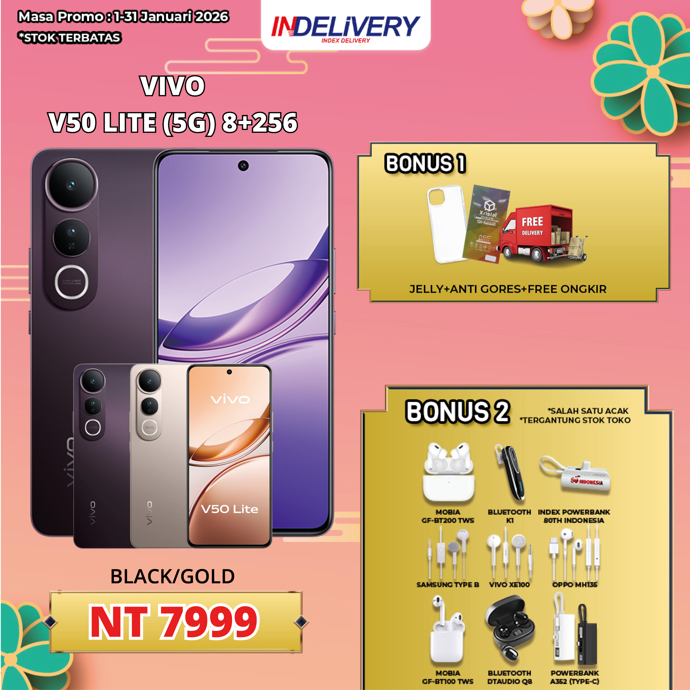 VIVO V50 LITE (5G) 8+256