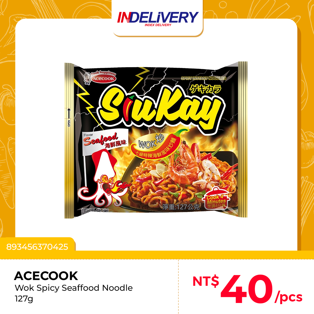 Wok Spicy Seaffood 逸品包麵 特辣海鮮炒麵 127g