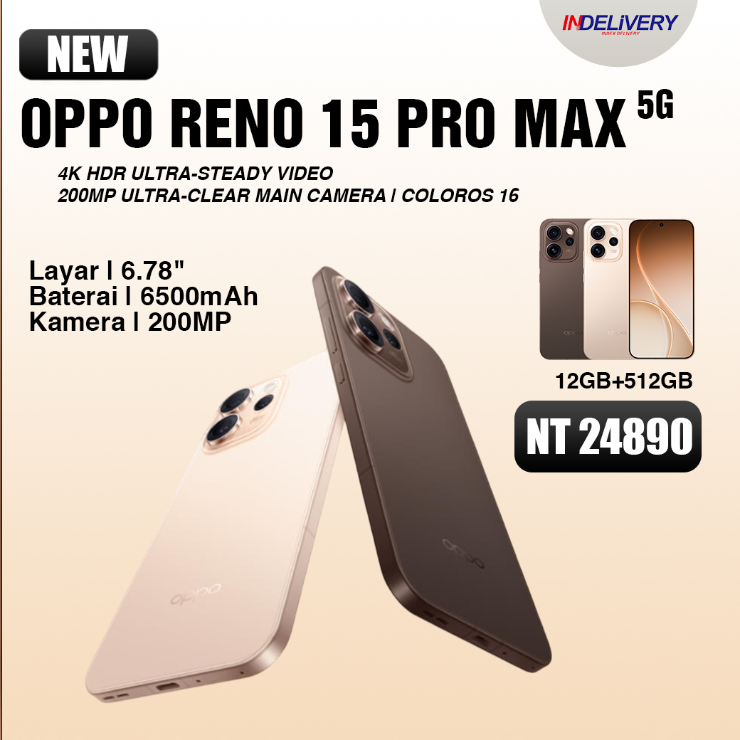 Oppo reno 15 pro max new indelivery