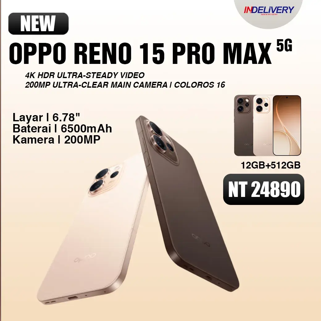 Oppo reno 15 pro max new indelivery