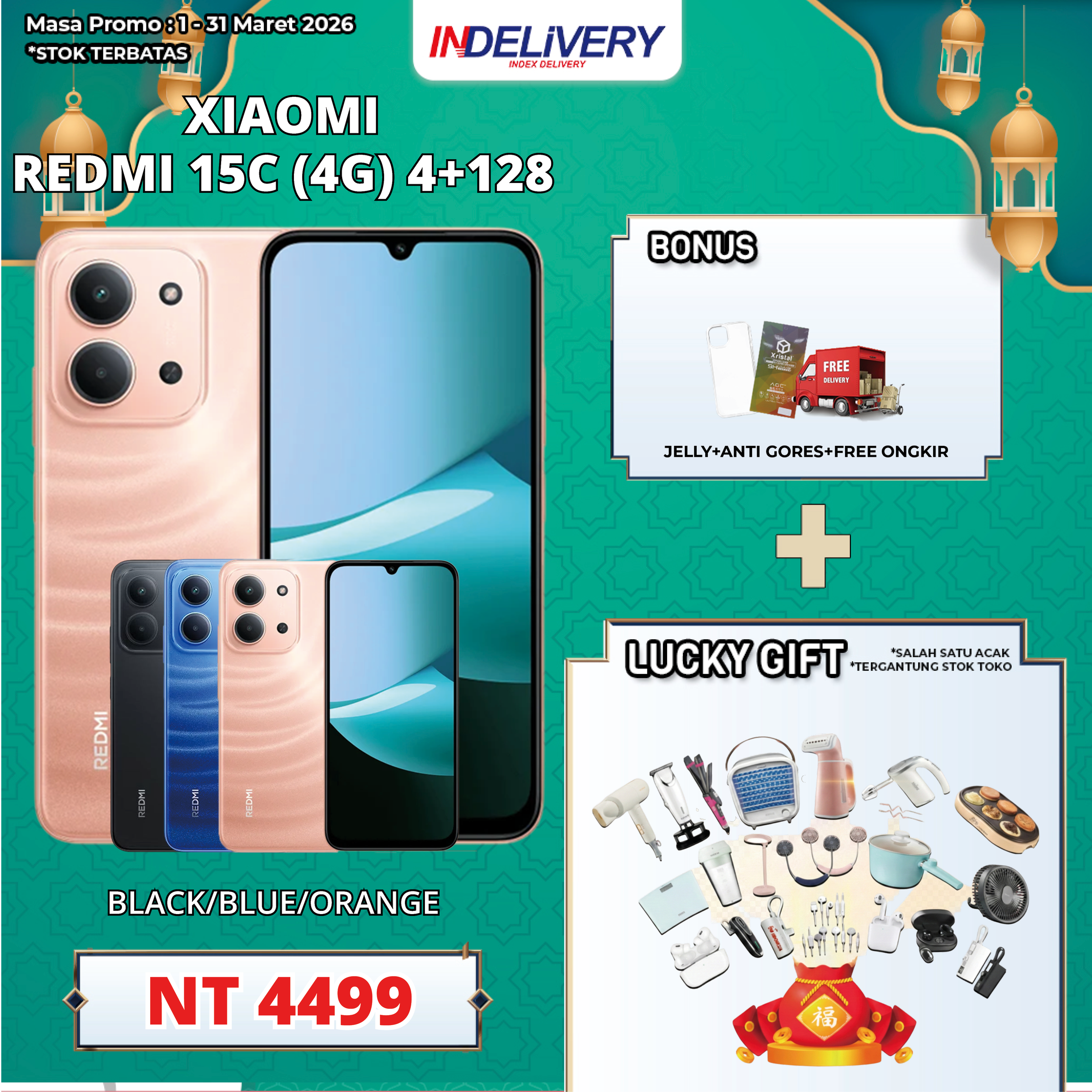 XIAOMI REDMI 15C (4G) 4+128