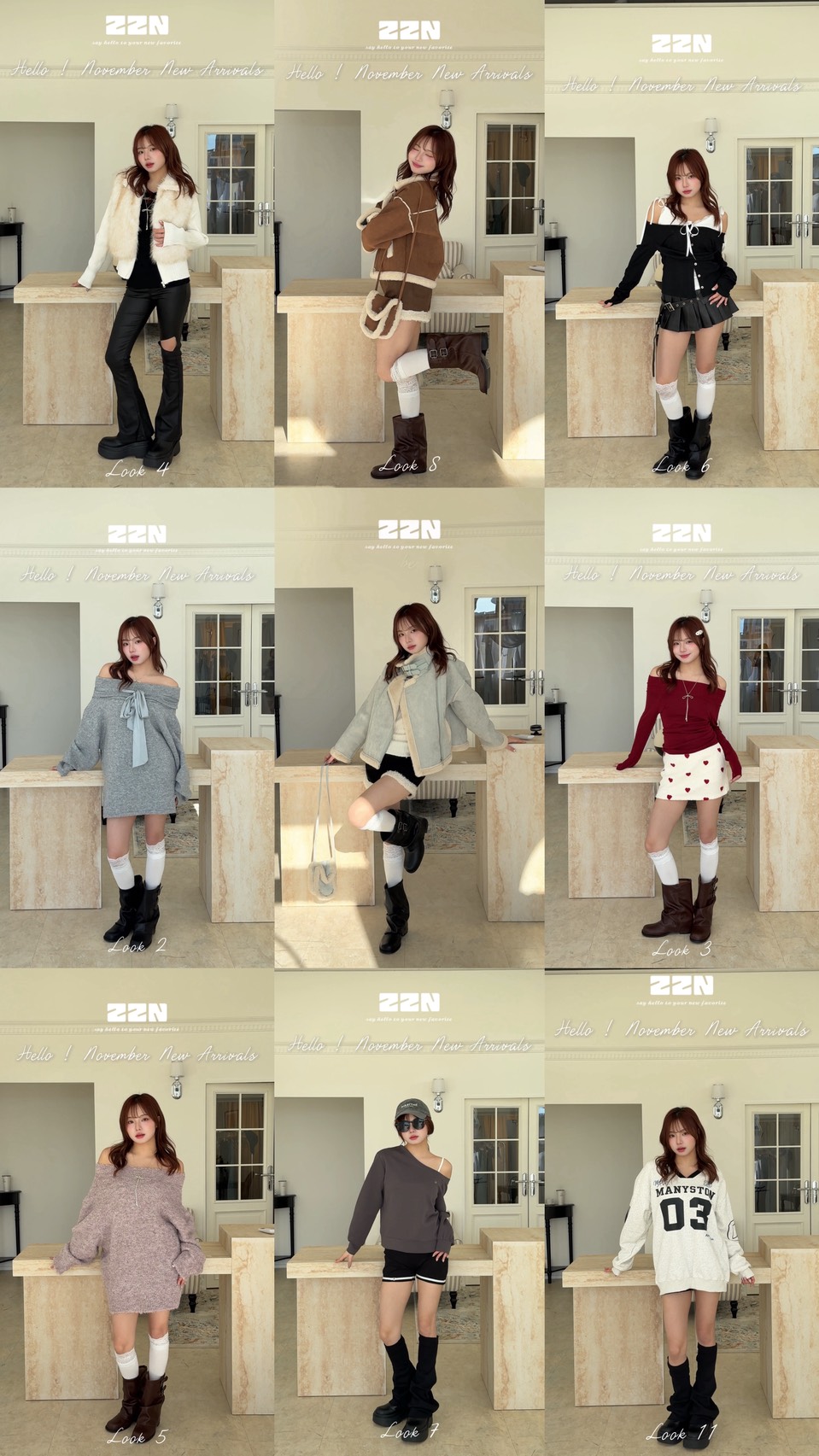 𝐍𝐎𝐕 𝟏𝟏月新品 | zzn studio