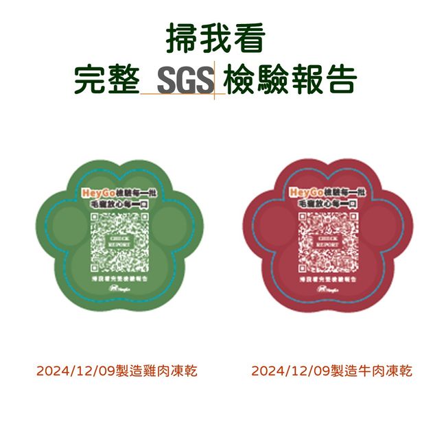HeyGo | 業界首創     『逐批檢驗』的凍乾 - 