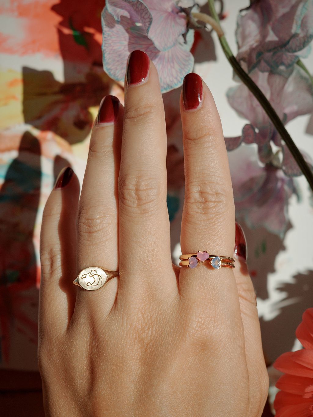 Oval signet