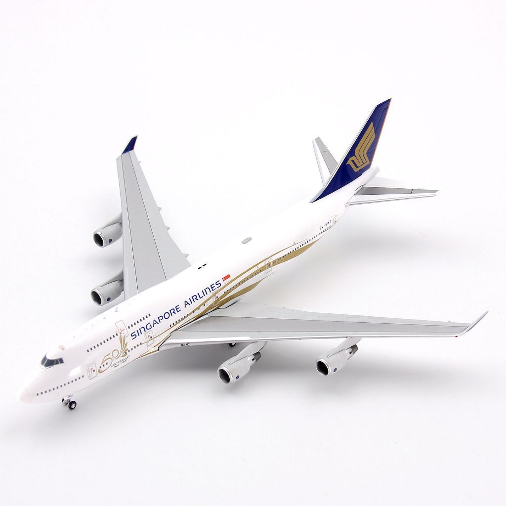 YY 1/400 新加坡航空Singapore 747-400 50周年彩繪9V-SMZ YY74417