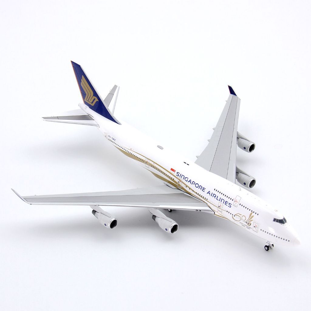 YY 1/400 新加坡航空Singapore 747-400 50周年彩繪9V-SMZ YY74417