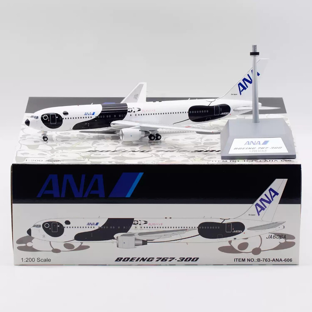 IF 1/200 全日空ANA Boeing 767-300 熊貓彩繪機JA606A B-763-ANA-606