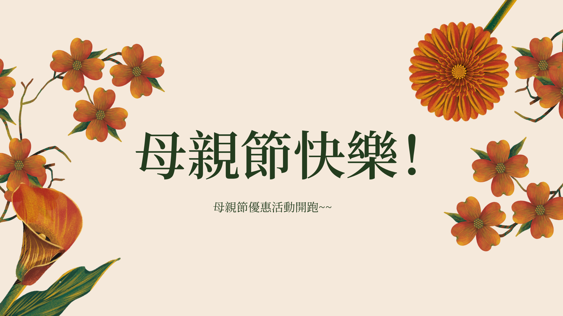 母親節優惠活動