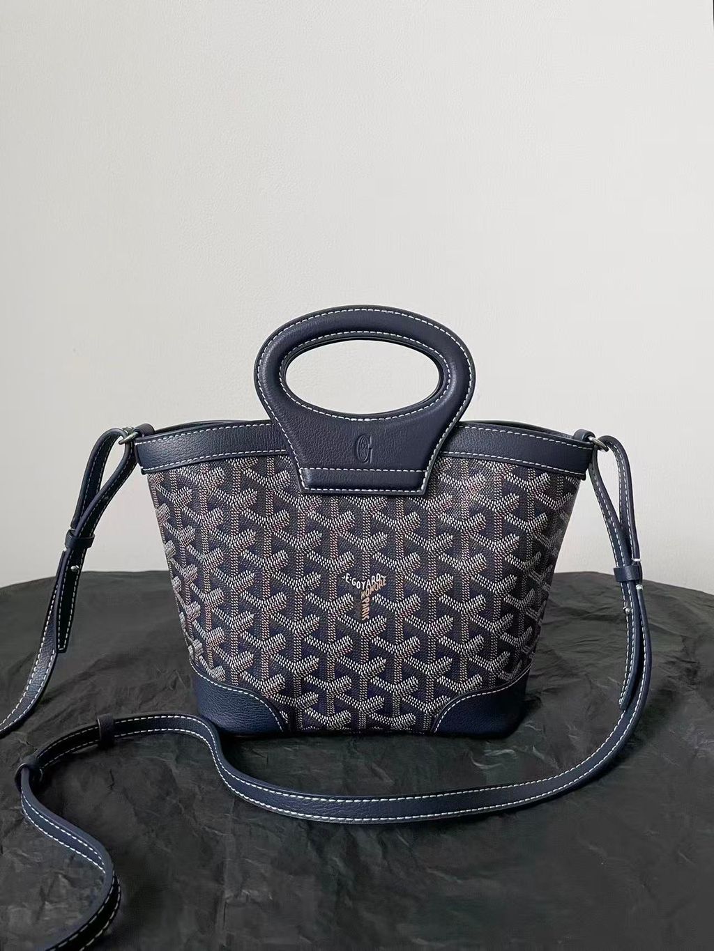 GOYARD BELUGA MINI 菜藍子 深藍色1