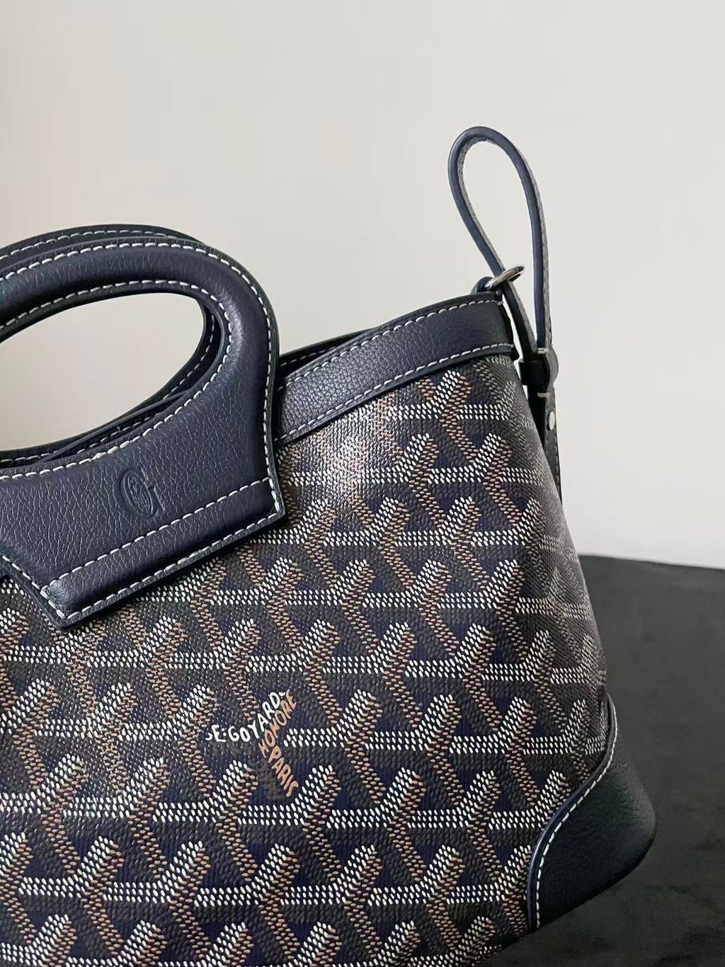 GOYARD BELUGA MINI 菜藍子 深藍色5