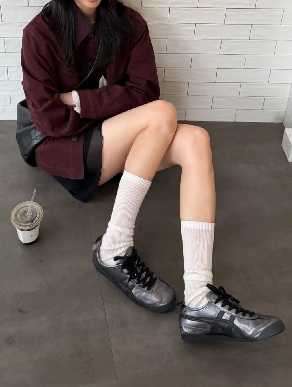 ONITSUKA TIGER 鬼塚虎 鐵灰底 黑虎爪紋 MEXICO 664