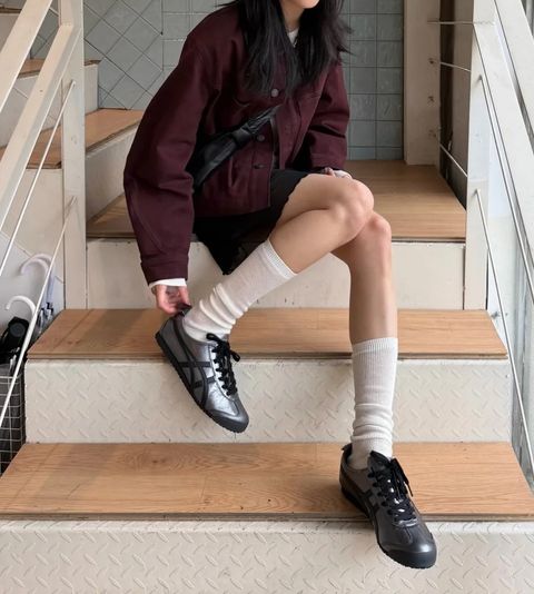 ONITSUKA TIGER 鬼塚虎 鐵灰底 黑虎爪紋 MEXICO 661