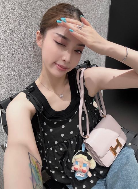 HERMES CONSTANCE 山羊皮 09夢幻紫 銀扣 康康包