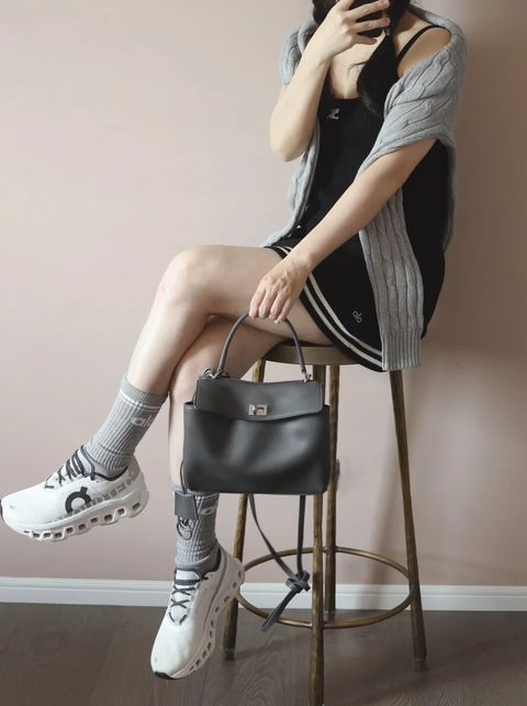 BALENCIAGA RODEO 手提包 深灰 mini