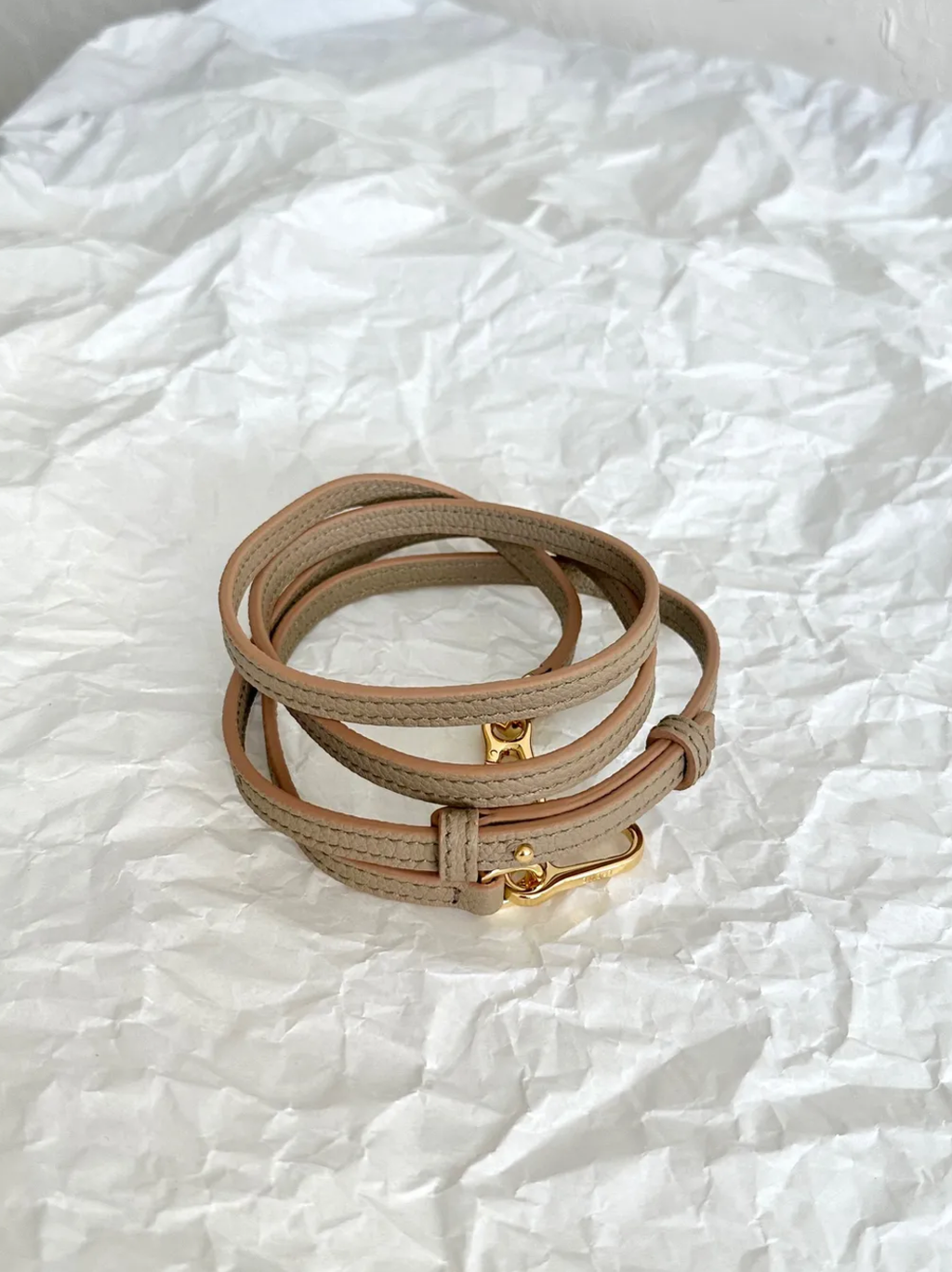 LOEWE PUZZLE 荔枝紋手袋 沙色  中午12.48.14