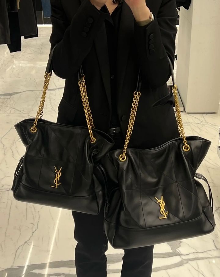 YSL JAMIE 4.3 LARGE POCHON 小羊皮腋下包