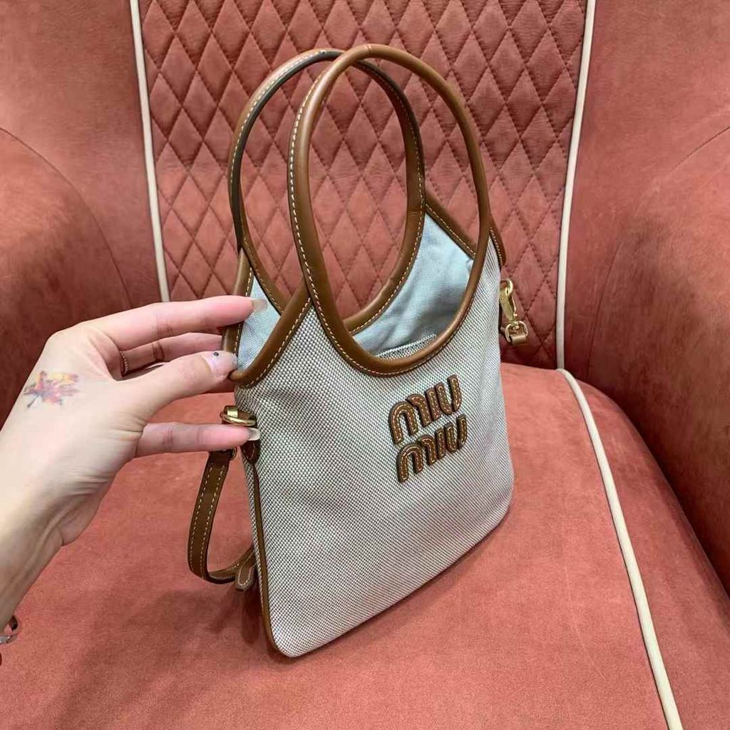 MIU MIU MINI IVY 托特包 帆布款3