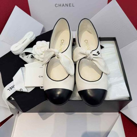 CHANEL 25C 蝴蝶結瑪莉珍鞋3