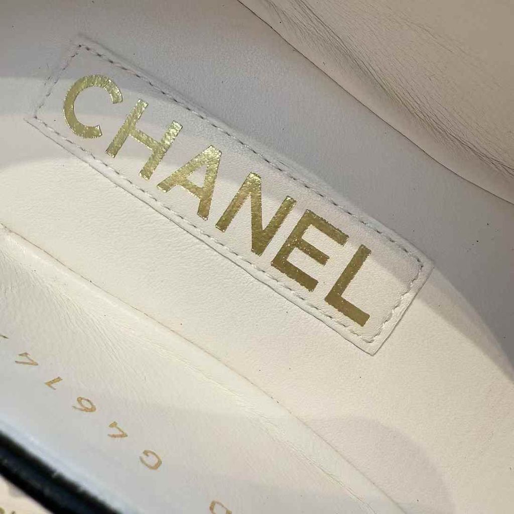 CHANEL 25C 蝴蝶結瑪莉珍鞋5