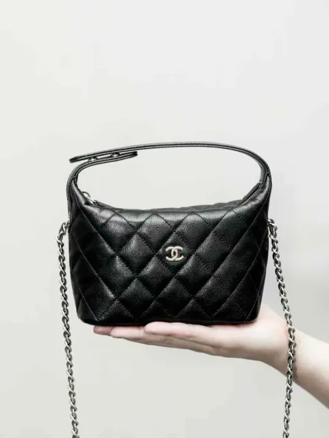CHANEL 25C HOBO 魚子醬飯盒包 兩色2