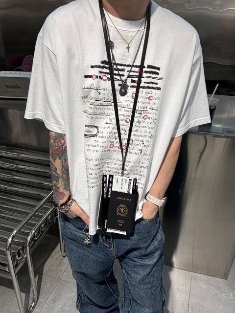 BALENCIAGA PASSPORT 機票護照掛繩包 