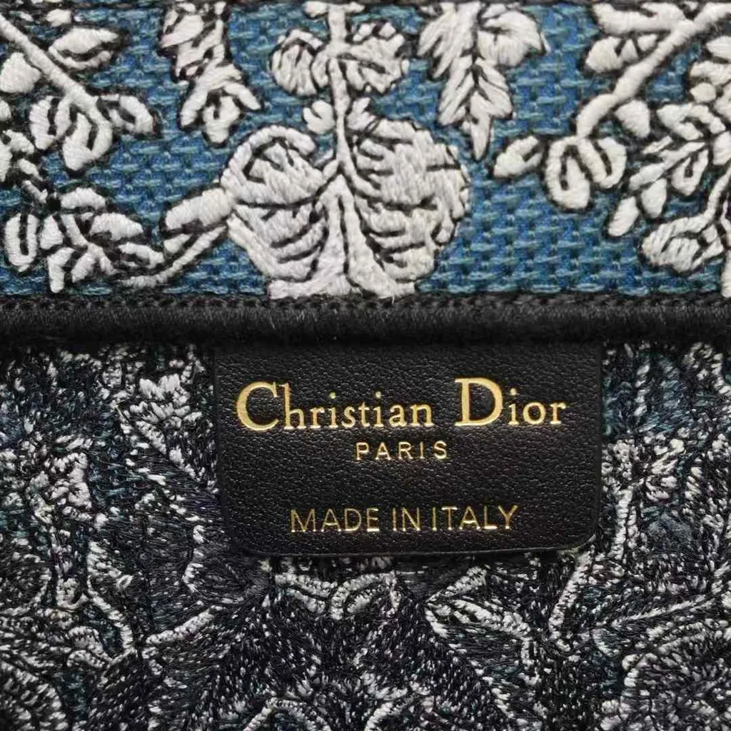 DIOR BOOK TOTE 托特包 幸運星藍 中號13.26.26