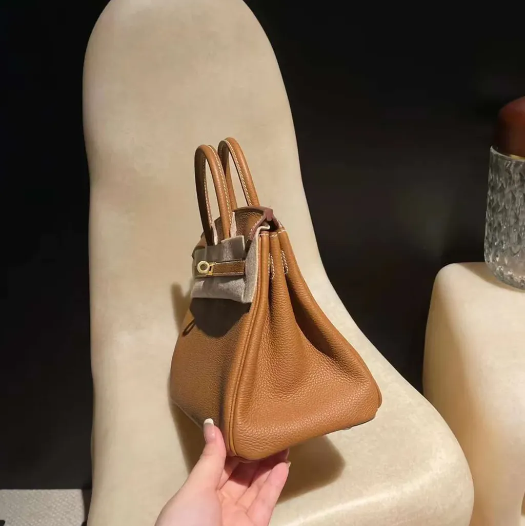 HERMES BIRKIN  TOGO皮 內縫 37金棕 金釦 鉑金包  下午4.36.45