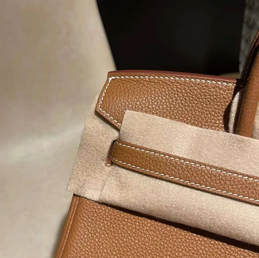 HERMES BIRKIN  TOGO皮 內縫 37金棕 金釦 鉑金包  下午4.36.28