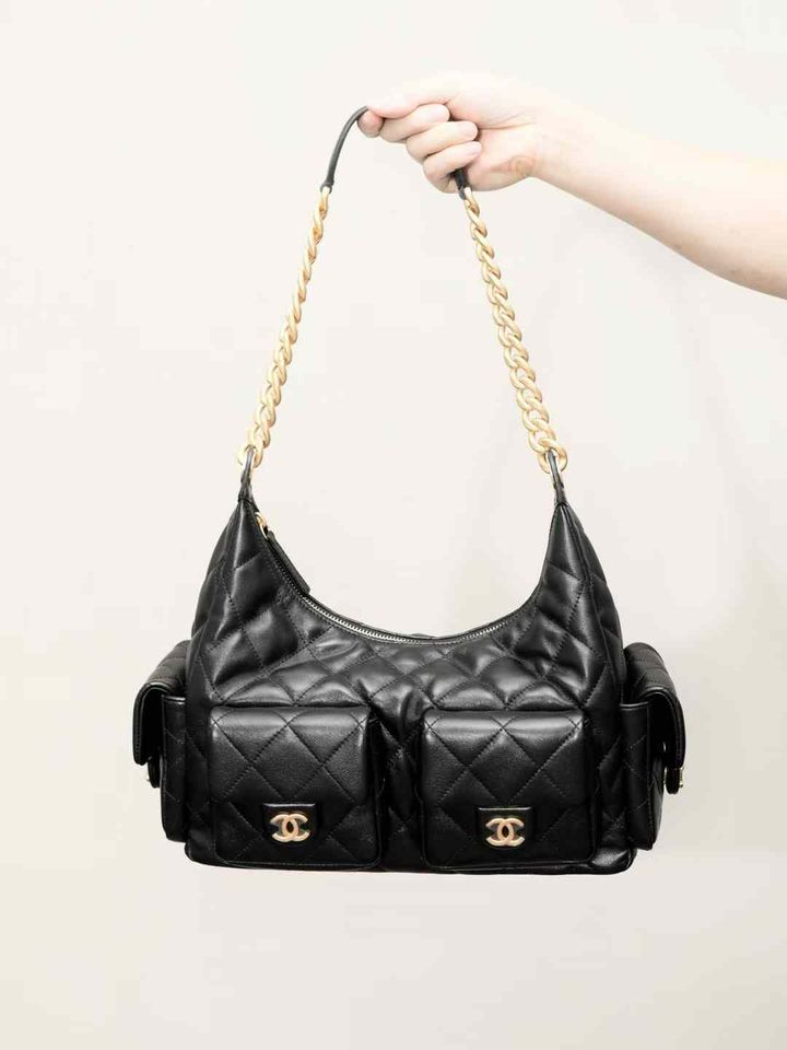 CHANEL 25C HOBO 嬉皮包 19.29.40