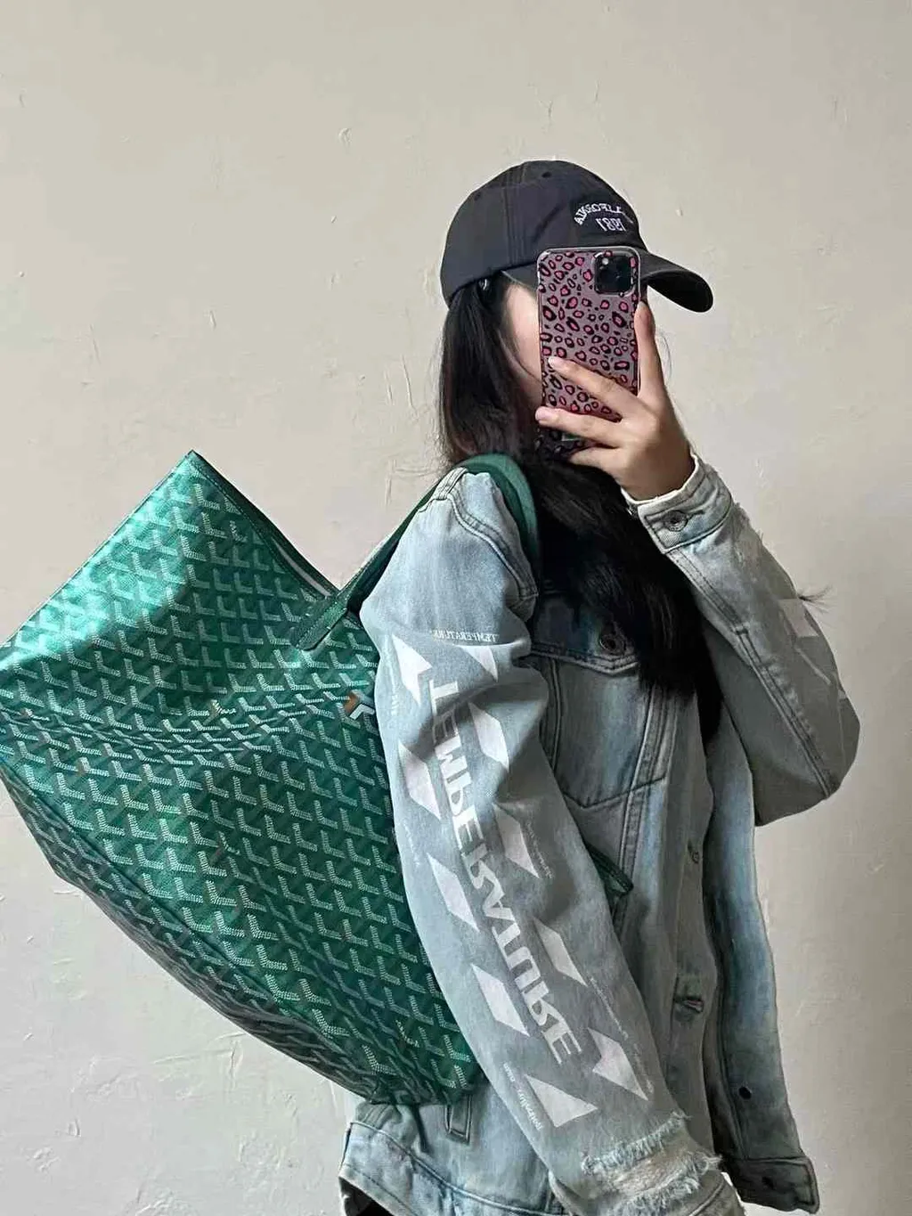 GOYARD 24 金属限定色 購物袋 珠光綠 中號:大號 16.10.27