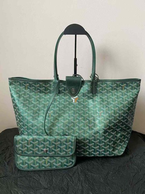 GOYARD 24 金属限定色 購物袋 珠光綠 中號:大號 16.11.52