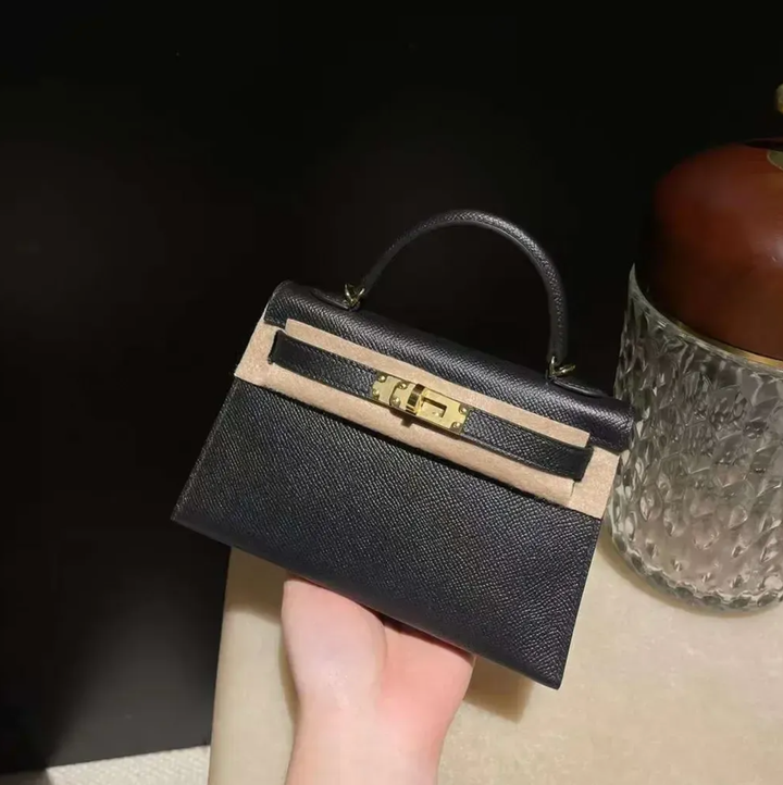 HERMES MINI KELLY 二代 EPSOM皮 89黑色 金扣 凱莉包 上午10.58.09