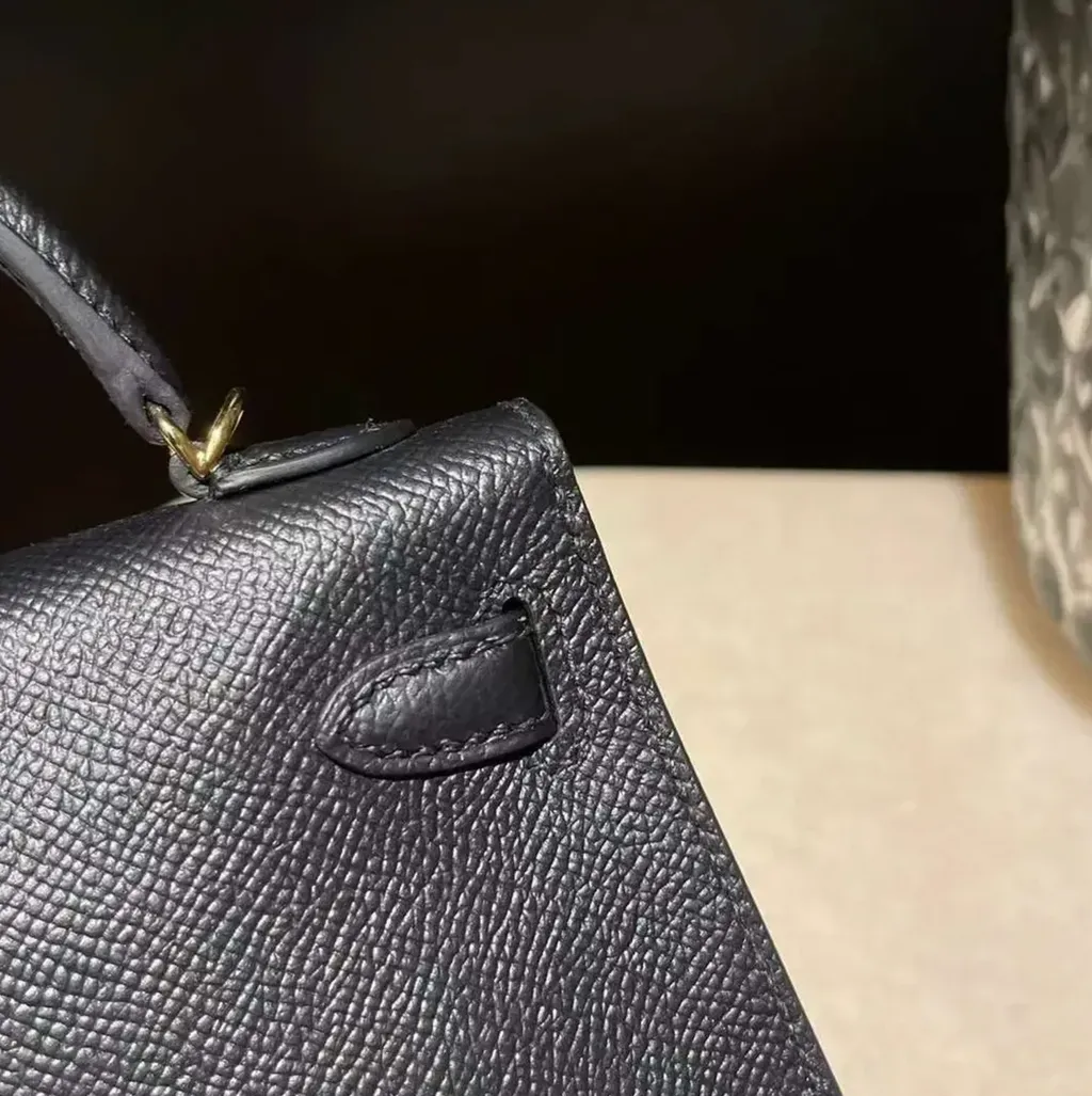 HERMES MINI KELLY 二代 EPSOM皮 89黑色 金扣 凱莉包 上午10.59.03