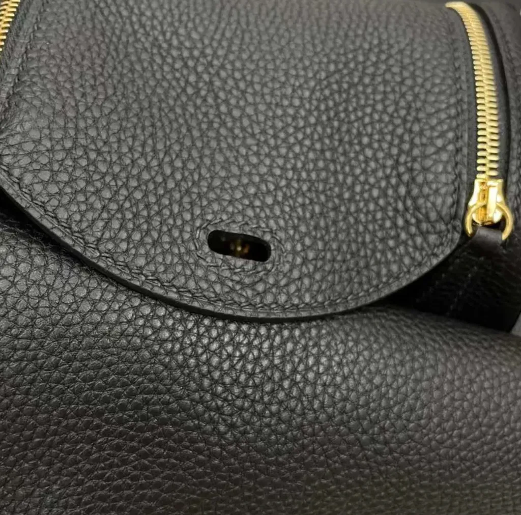 HERMES MINI LINDY CLEMENCE皮 89黑色 金扣 琳迪包 下午2.41.12