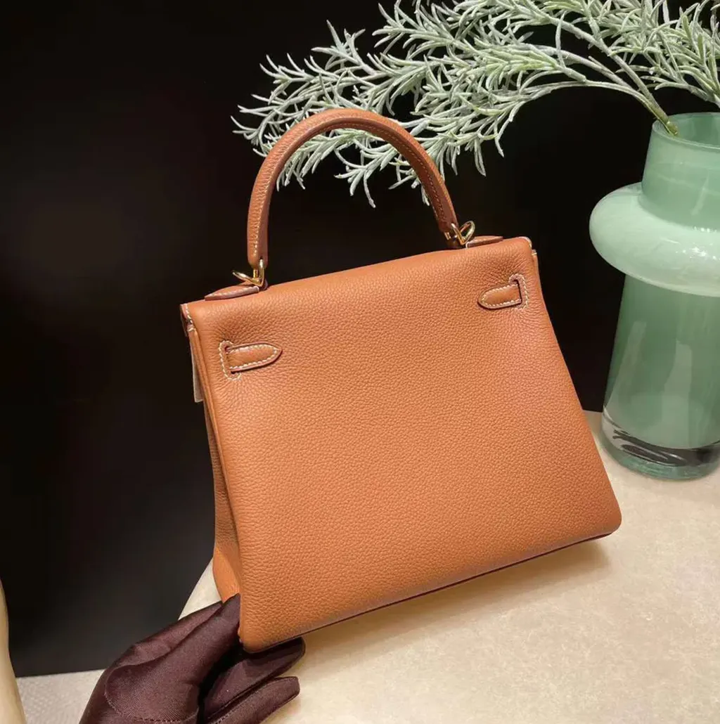 HERMES KELLY  TOGO皮 內縫  37金棕色 金扣 凱莉包  下午2.02.14