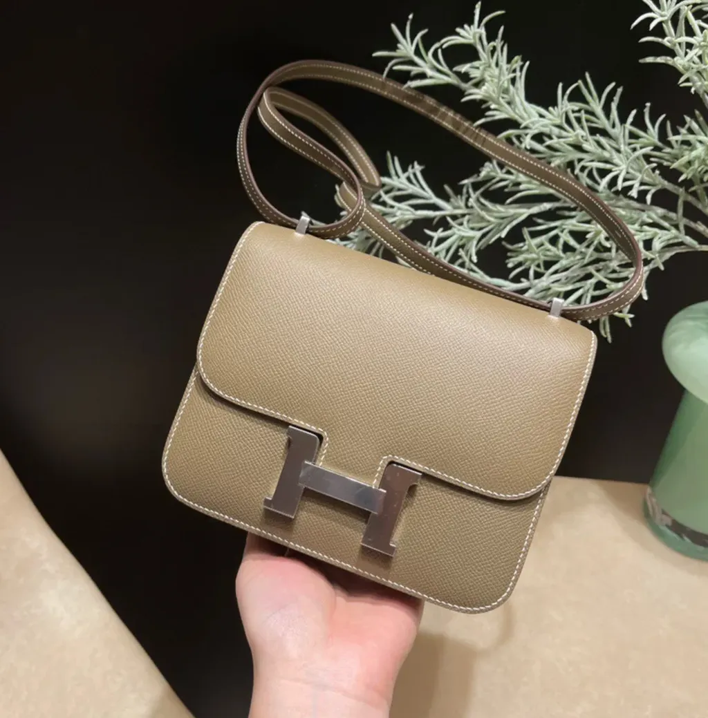 HERMES CONSTANCE EVERCOLOR皮 18大象灰色 銀扣 康康包 下午2.40.17