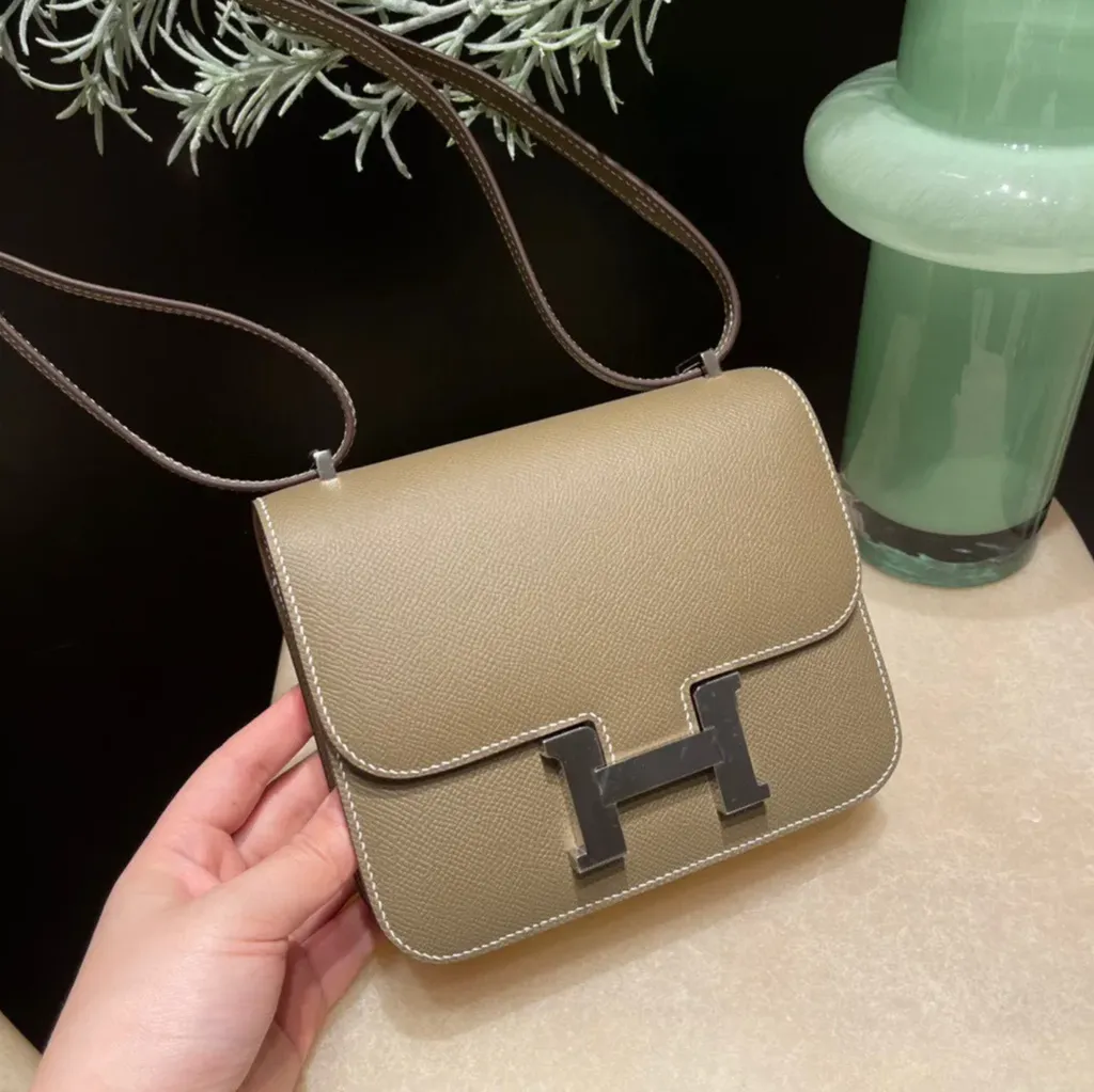 HERMES CONSTANCE EVERCOLOR皮 18大象灰色 銀扣 康康包 下午2.40.32