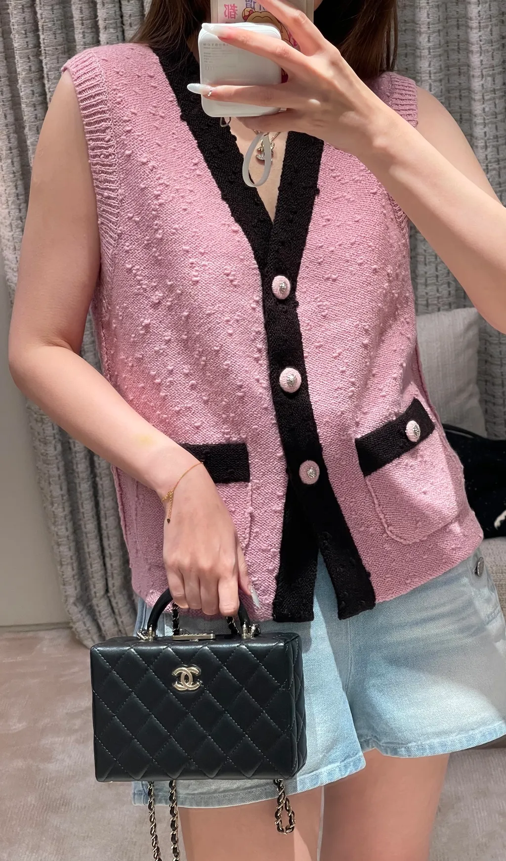 CHANEL 24K VINTAGE 手柄化妝包IMG_0453