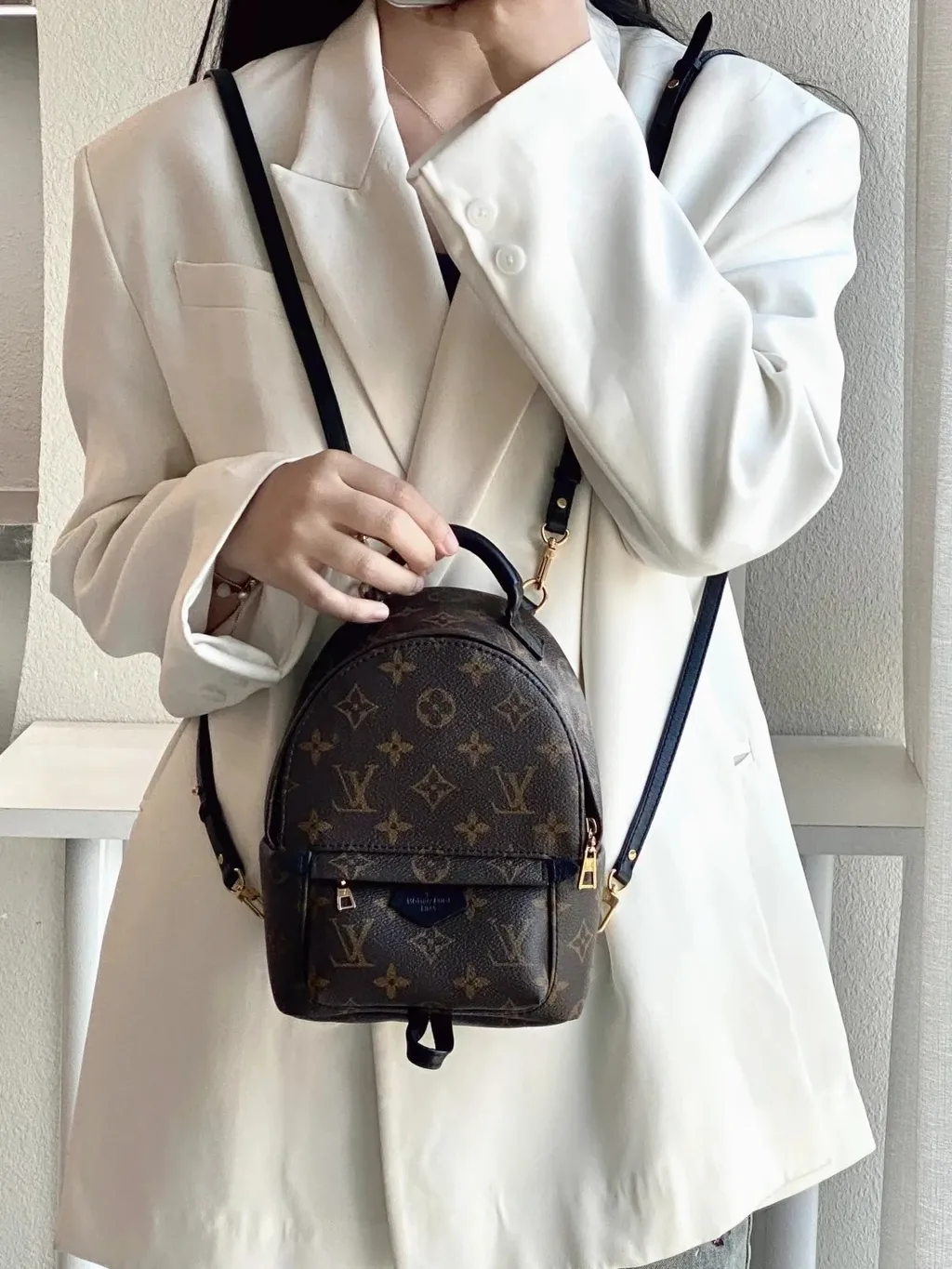 我晕!LV mini老花小书包，哪来的可爱鬼！👻_1_贺淇vintage二手奢侈品_来自小红书网页版