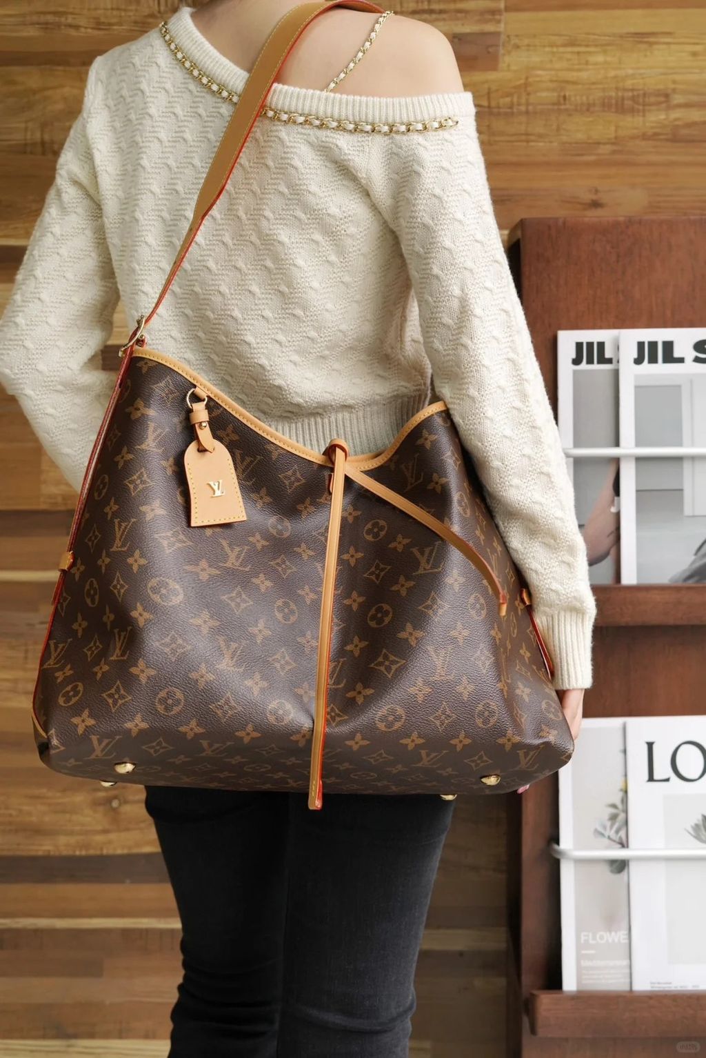 LV Carryall MM字母袋大号带来的高级松弛感_1_木子的皮卡丘_来自小红书网页版