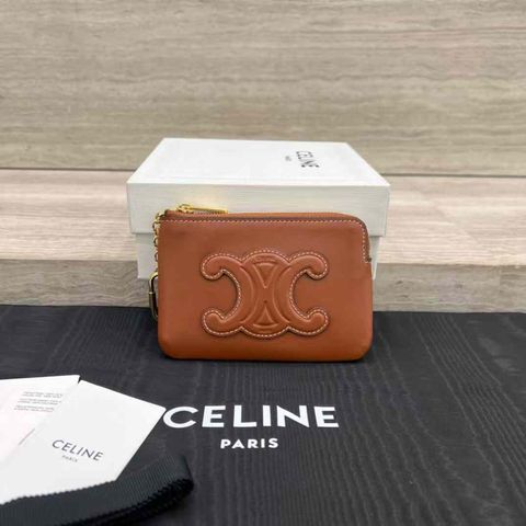 CELINE 平滑小牛皮零錢卡包 兩色 14.58.26